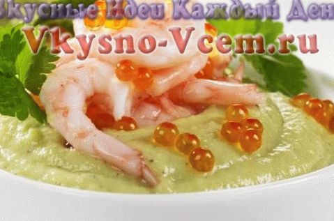 Velouté aux crevettes et au fromage