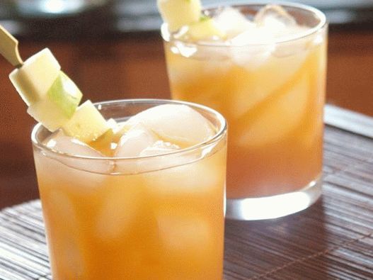 Photo alcool fort cocktail de cidre de pomme