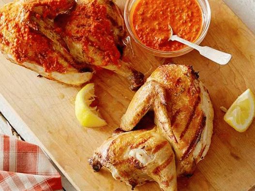 Marinade de poulet grillé au yaourt et Harissa