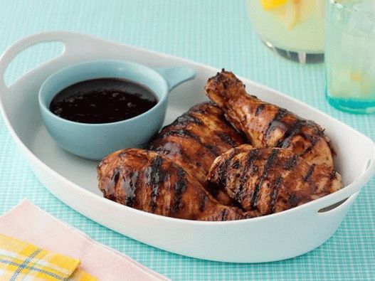 Photo poulet à la sauce barbecue balsamique