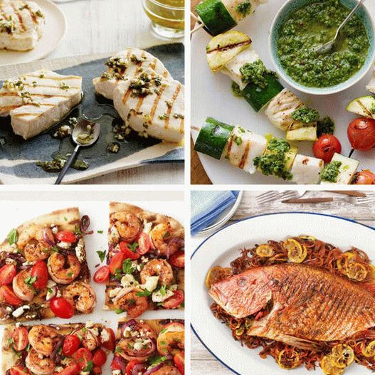 Photo recettes d'été aux fruits de mer