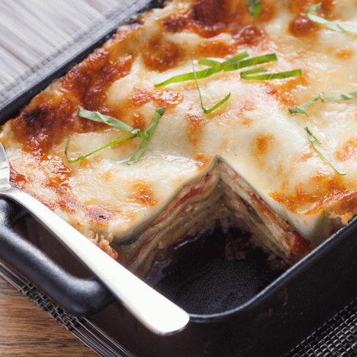 Photo Lasagne d'été aux aubergines