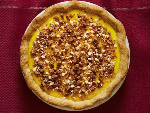 Photo crumble au citron avec des amandes