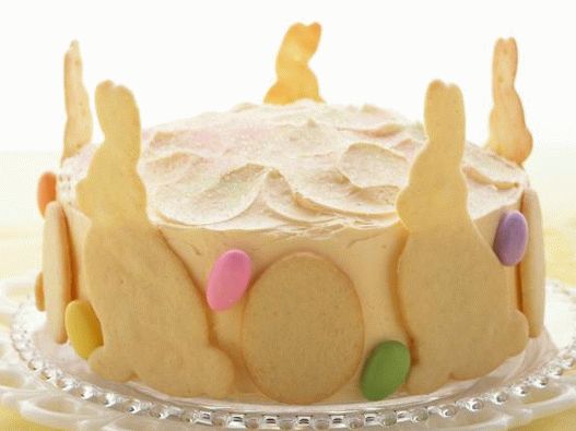 Gâteau De Pâques Au Citron Et Aux Framboises