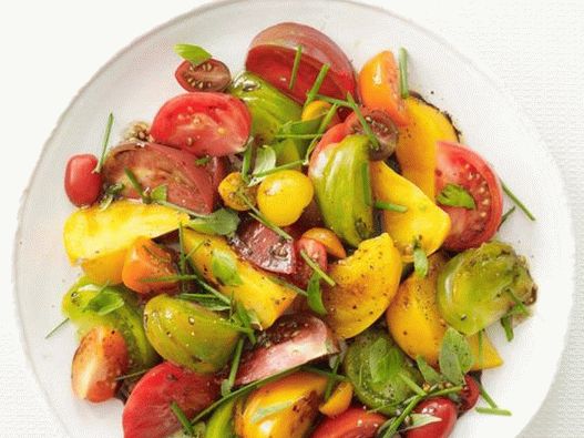 Photographie de plat - Salade de tomates