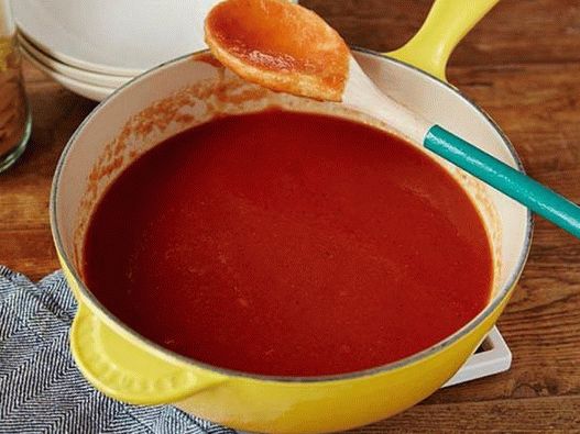Photo du plat - Sauce tomate de tomates au four