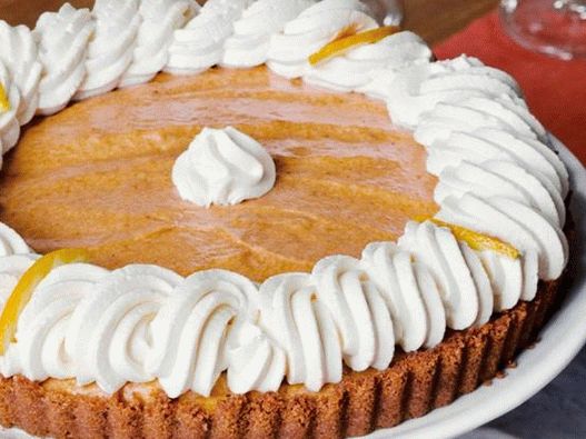 Tarte à la citrouille et mousse de banane