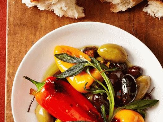 Photo du plat - Poivrons frits aux olives