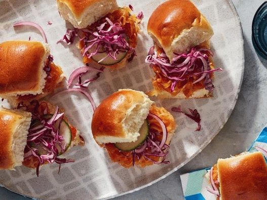 Plats de photographie - Mini burgers avec citrouille barbecue