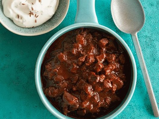 Plats de photographie - Piment rouge au bœuf