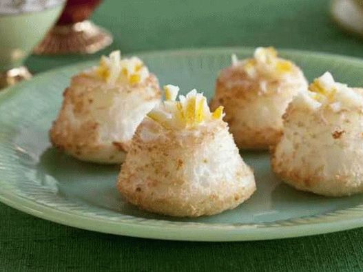 Photo du plat - Portion biscuits Nourriture d'Anges au citron confit