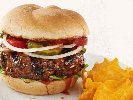 Burgers à la purée de fruits