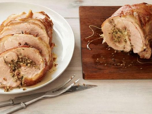 Rouleau de porc festif