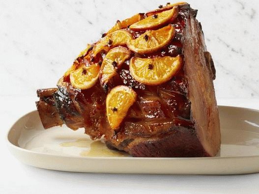 La recette de base pour le jambon cuit au four dans le glaçage