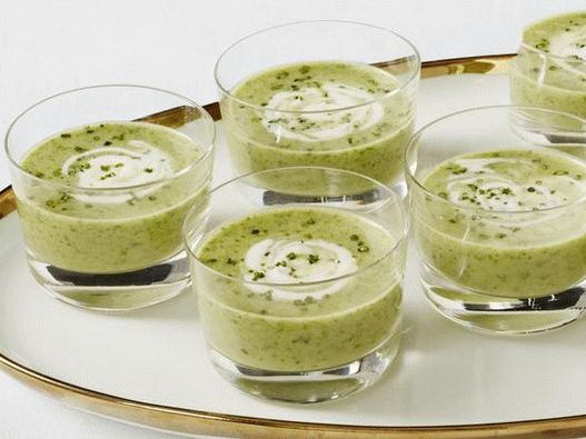 Snack soupe d'artichauts et de poireaux