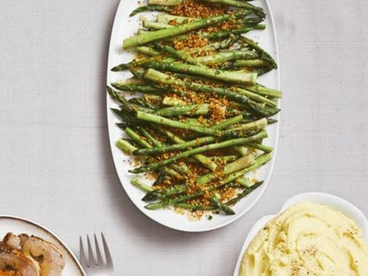 Asperges à la chapelure au citron