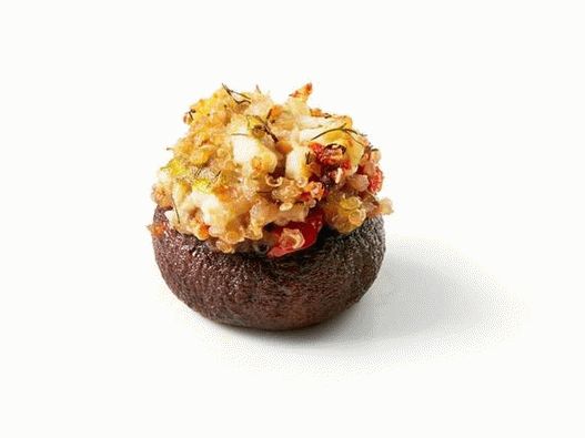 Champignons farcis au quinoa et au fromage feta