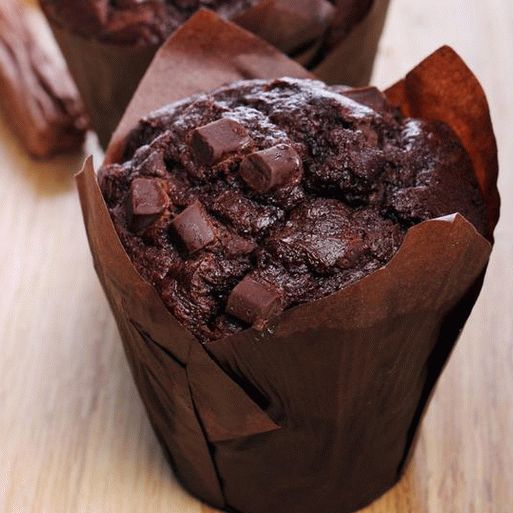 Photo de muffins aux pépites de chocolat