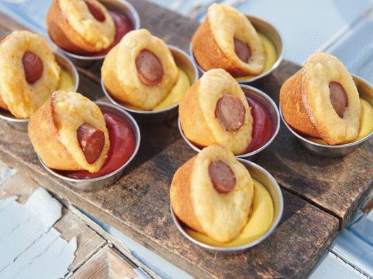 Muffins photo avec saucisses