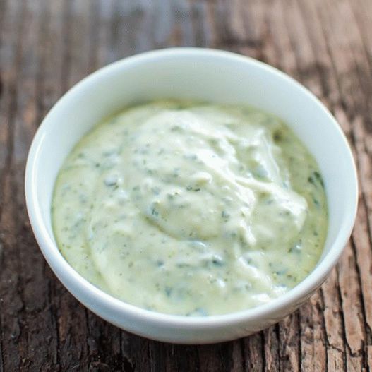 Photo Mayonnaise au Basilic