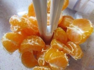Glace à la mandarine