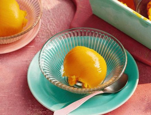 Photo sorbet à la mangue