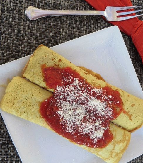 Photo de manicotti au fromage et sauce à la viande