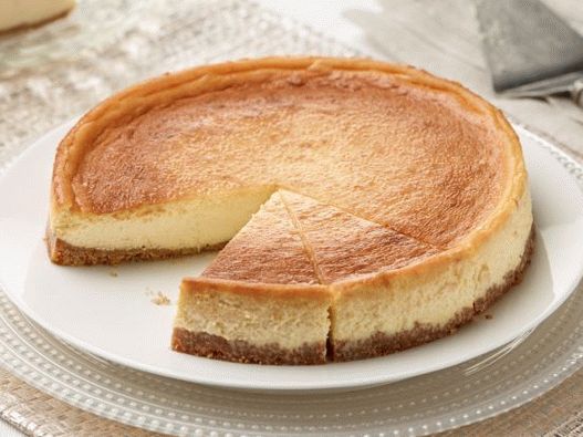 Photo Cheesecake Au Miel Avec Ricotta Et Mascarpone