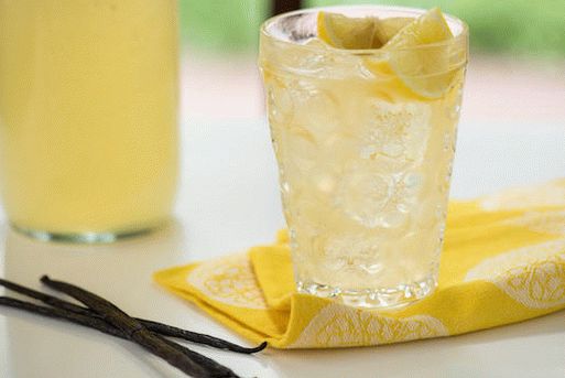 Photo limonade miel-vanille