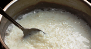 Bouillie de riz au lait