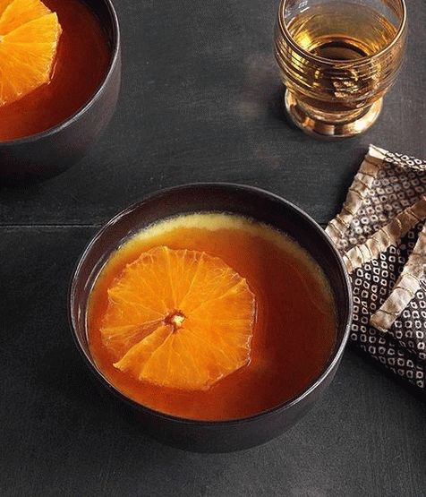 Photo Flan de lait (pouding au lait sous caramel)