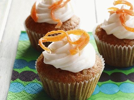 Photo mini-muffins à la carotte à la crème