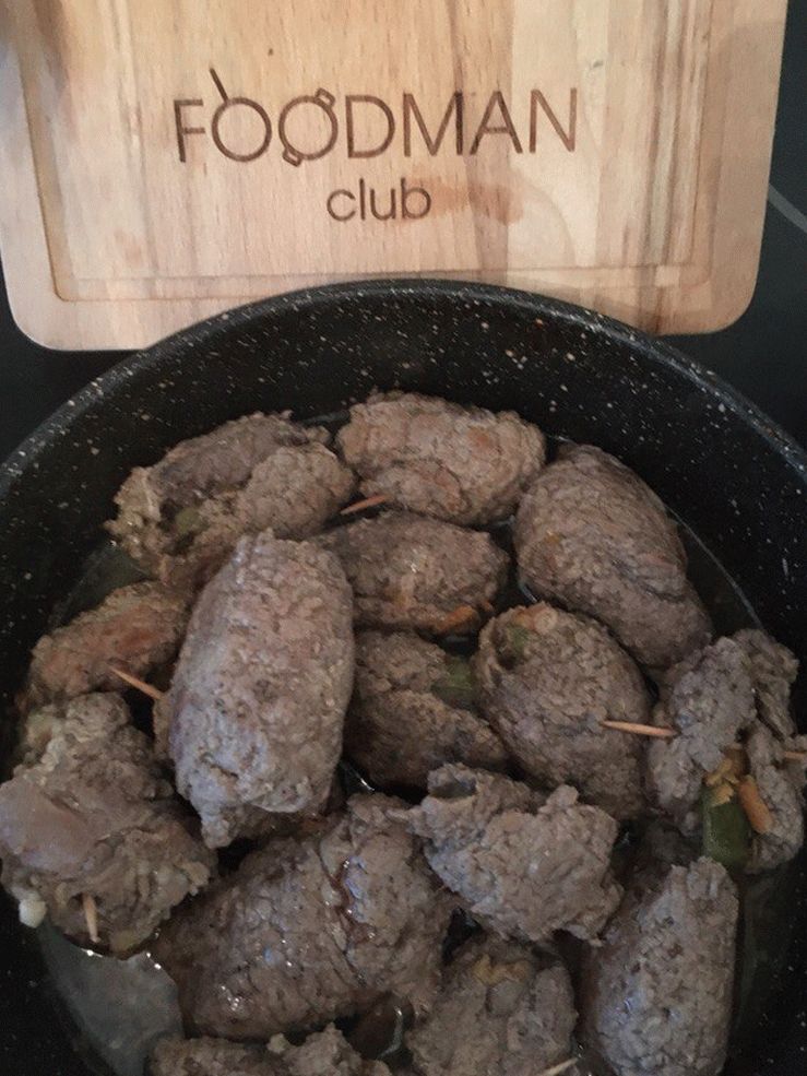 Rouleaux de viande "Doigts"