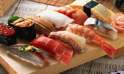Photo de Nigiri sushi avec du poisson