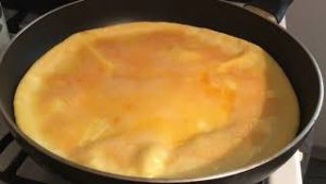 Omelette au fromage à la crème