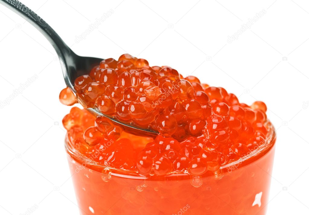 1 portion de caviar rouge à la table