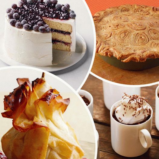 Desserts d'automne pour un dîner