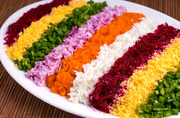 Salade de légumes “Arc-en-ciel”