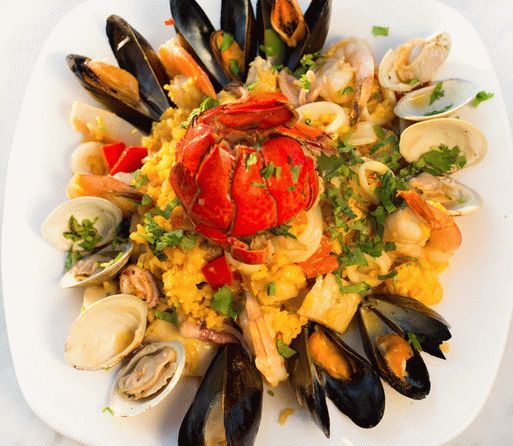 Photo de Paella aux fruits de mer