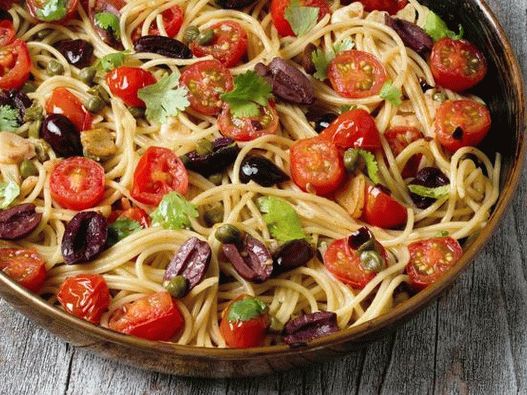 Photo de pâtes putanesca