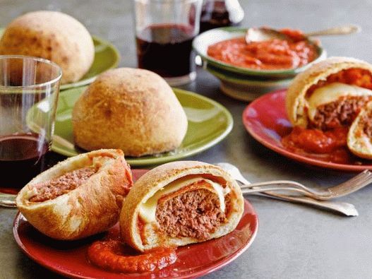 Photo Pizza hamburger au pepperoni