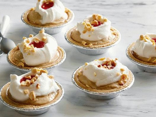 Photo Tarte au pudding aux arachides et à la confiture