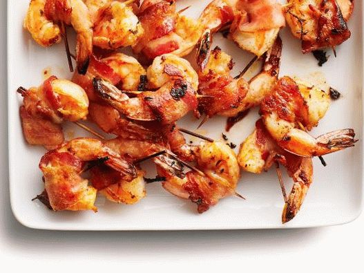 Crevettes au bacon