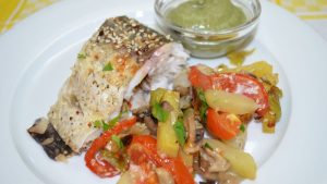 Sélection de plats de poisson