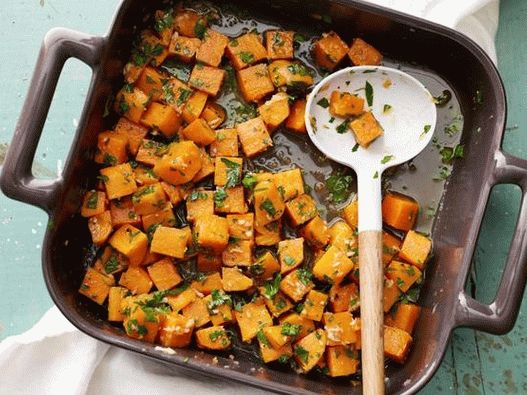 Patate douce au beurre avec raifort