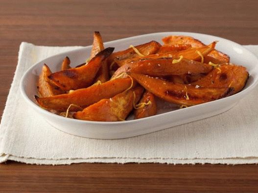 Patate douce au four à la croûte de caramel