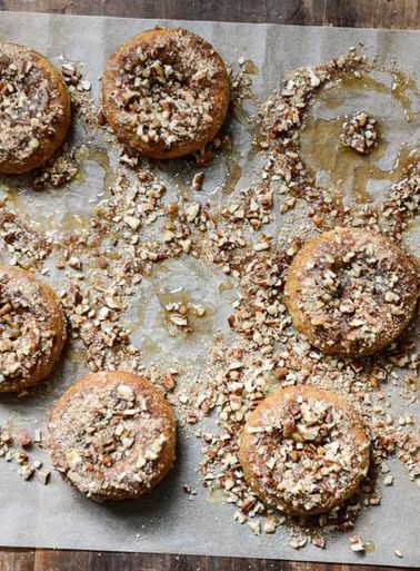 Photo Donuts avec Bacon et noix saupoudrer