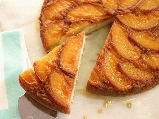 Photo du plat - Pie changeling aux pêches au caramel