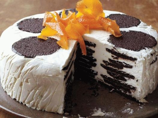 Photo du plat - Glacière pour gâteaux à la crème fouettée orange-caramel