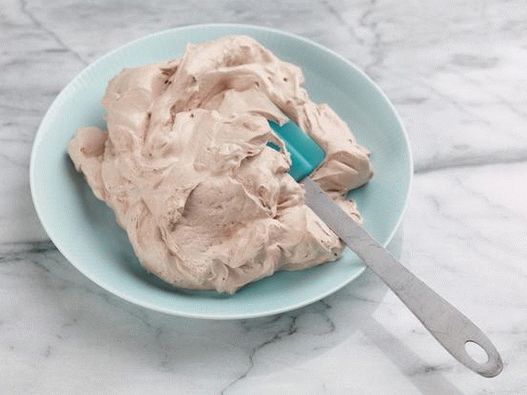 Photographie de plat - Crème fouettée au chocolat